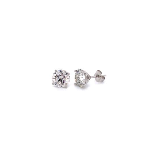 LGC 14K White Gold Stud Earrings Blue Water Jewelers Saint Augustine, FL