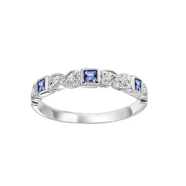 Gemsone 14K White Gold Ring Blue Water Jewelers Saint Augustine, FL