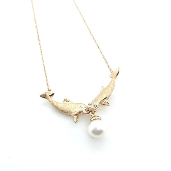 Denny Wong 14K Yellow Gold Pearl Necklace Blue Water Jewelers Saint Augustine, FL