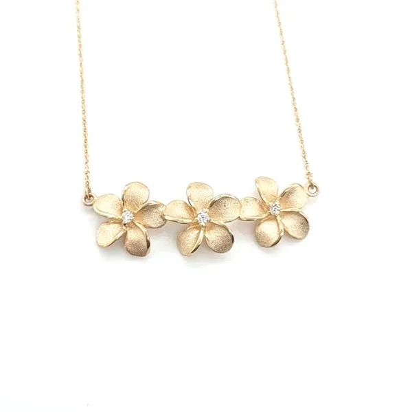 Denny Wong 14K Yellow Gold Diamond Necklace Blue Water Jewelers Saint Augustine, FL