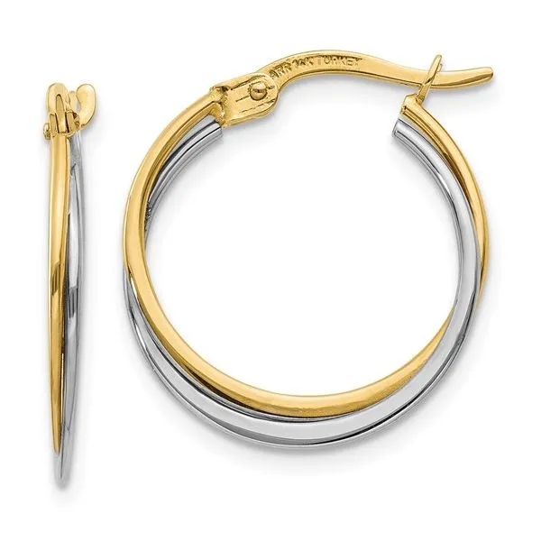 Quality Gold Other Two-Tone Gold Earrings Blue Water Jewelers Saint Augustine, FL