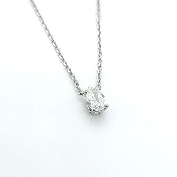 14K White Gold Diamond Necklace Blue Water Jewelers Saint Augustine, FL