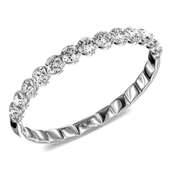 Crown Ring 14K White Gold Wedding Band Blue Water Jewelers Saint Augustine, FL