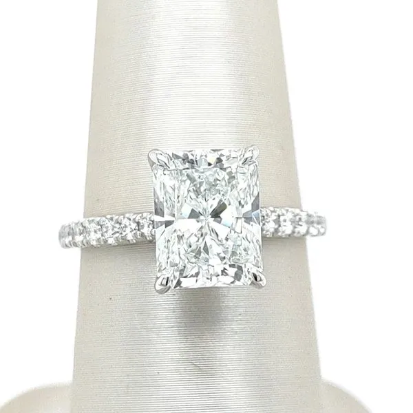 A. Jaffe 14K White Gold Diamond Semi-mount Ring Blue Water Jewelers Saint Augustine, FL