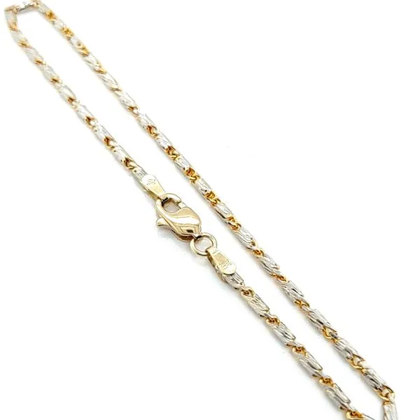 Karat Imports Two-Tone Gold Bracelet Blue Water Jewelers Saint Augustine, FL