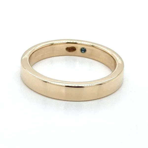 14K Yellow Gold Wedding Band Blue Water Jewelers Saint Augustine, FL