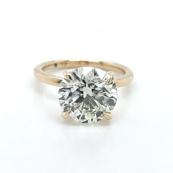 14K Yellow Gold Diamond Engagement Ring Blue Water Jewelers Saint Augustine, FL