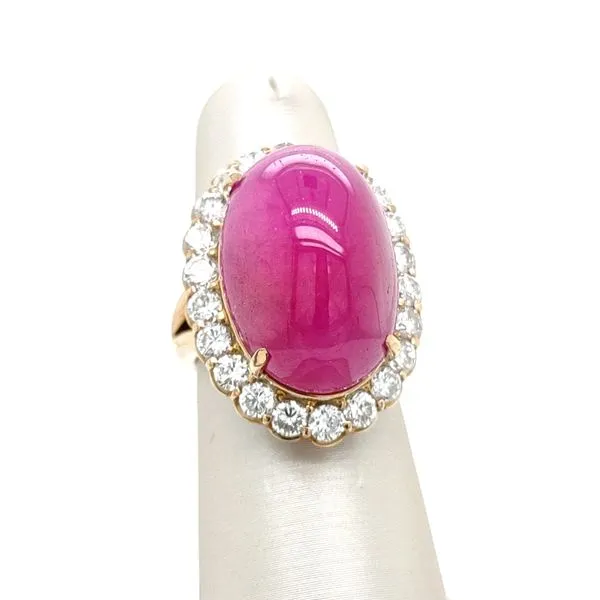 Blue Water 18K Yellow Gold Ring Blue Water Jewelers Saint Augustine, FL