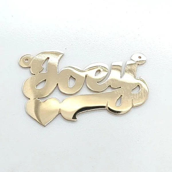 DRS 14K Yellow Gold Pendant Blue Water Jewelers Saint Augustine, FL