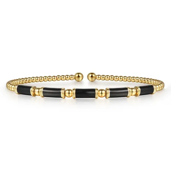 Gabriel & Co 14K Yellow Gold Gold Bracelet Blue Water Jewelers Saint Augustine, FL