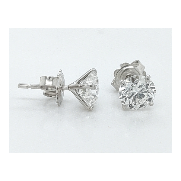 OMD 14K White Gold Earrings Blue Water Jewelers Saint Augustine, FL