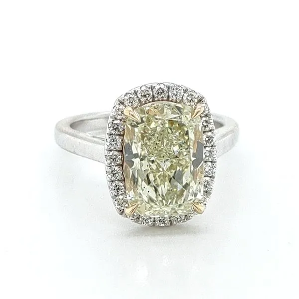 Ofer Mizrahi Diamonds Two-Tone Diamond Engagement Ring Blue Water Jewelers Saint Augustine, FL