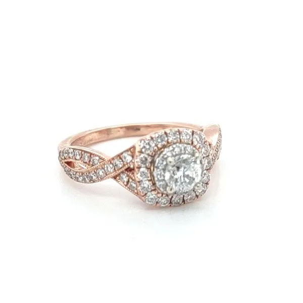 Blue Water 14K Rose Gold Diamond Engagement Ring Blue Water Jewelers Saint Augustine, FL