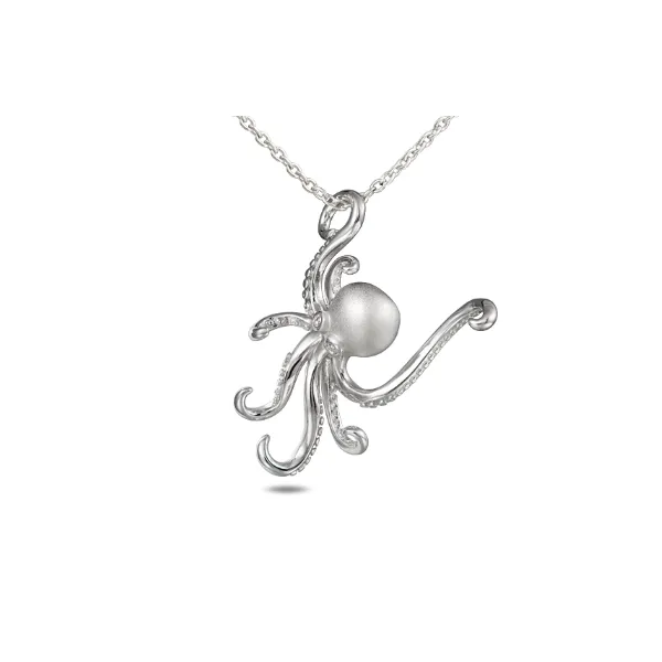 Alamea Sterling Silver Silver Pendant Blue Water Jewelers Saint Augustine, FL