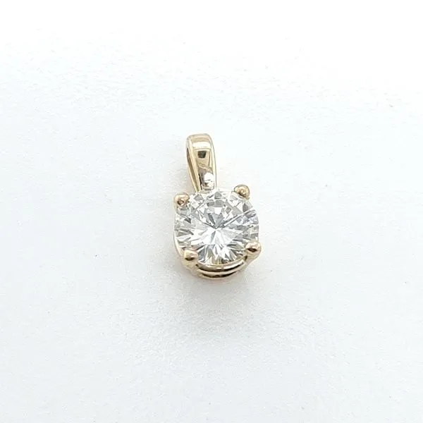 Blue Water 14K Yellow Gold Diamond Pendant Blue Water Jewelers Saint Augustine, FL