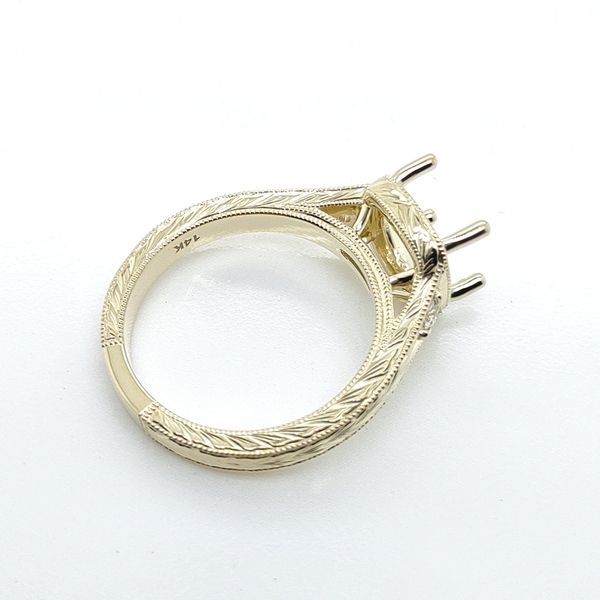 IGC 14K Yellow Gold Semi- Mount Image 2 Blue Water Jewelers Saint Augustine, FL