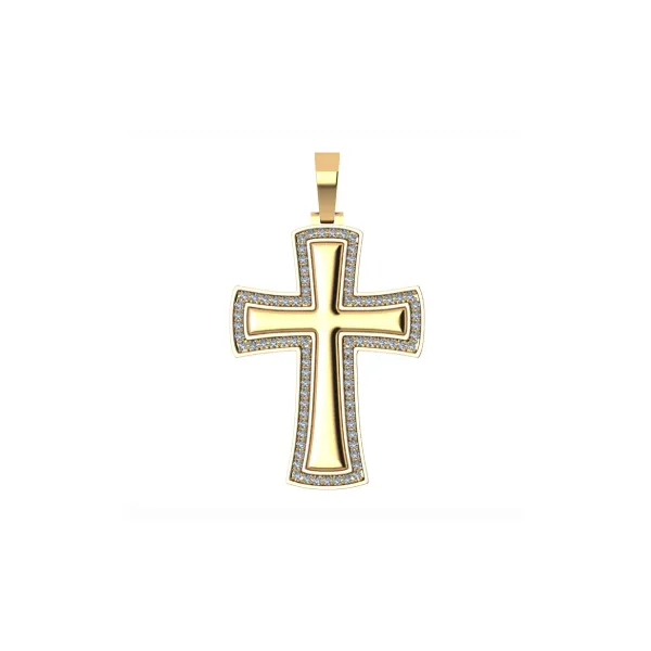 Overnight 14K Yellow Gold Diamond Pendant Blue Water Jewelers Saint Augustine, FL