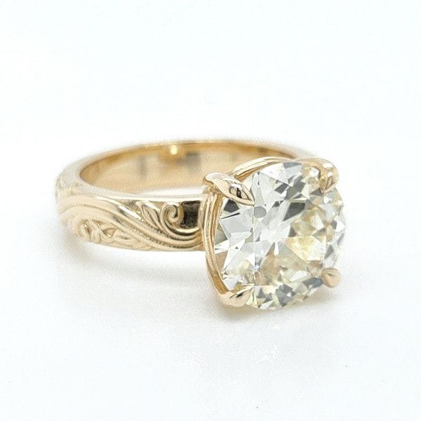 14K Yellow Gold Engagement Ring Image 2 Blue Water Jewelers Saint Augustine, FL