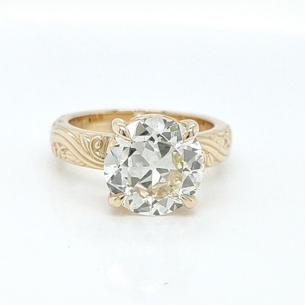14K Yellow Gold Engagement Ring Image 3 Blue Water Jewelers Saint Augustine, FL