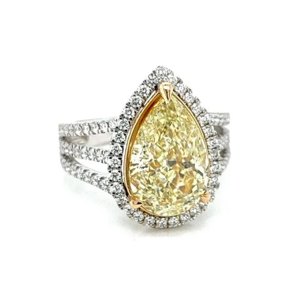 Kenyon Diamond Two-Tone Diamond Engagement Ring Blue Water Jewelers Saint Augustine, FL