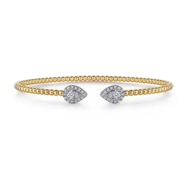 Gabriel & Co Two-Tone Diamond Bracelet Blue Water Jewelers Saint Augustine, FL