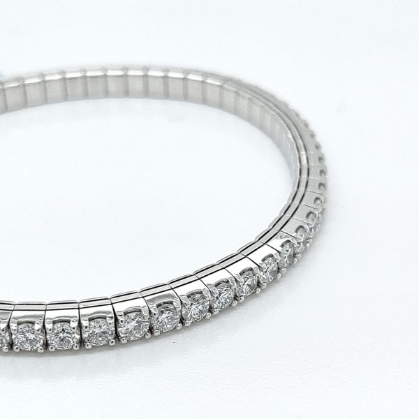 GEORGIA CARBON LAB 14K White Gold Bracelet Blue Water Jewelers Saint Augustine, FL