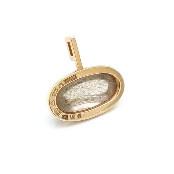 18K Yellow Gold Pendant Image 3 Blue Water Jewelers Saint Augustine, FL