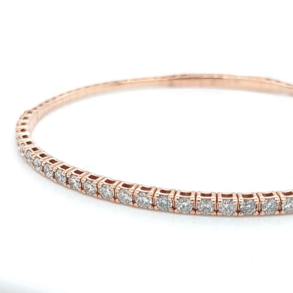 Paramount Gems 14K Rose Gold Diamond Bracelet Blue Water Jewelers Saint Augustine, FL