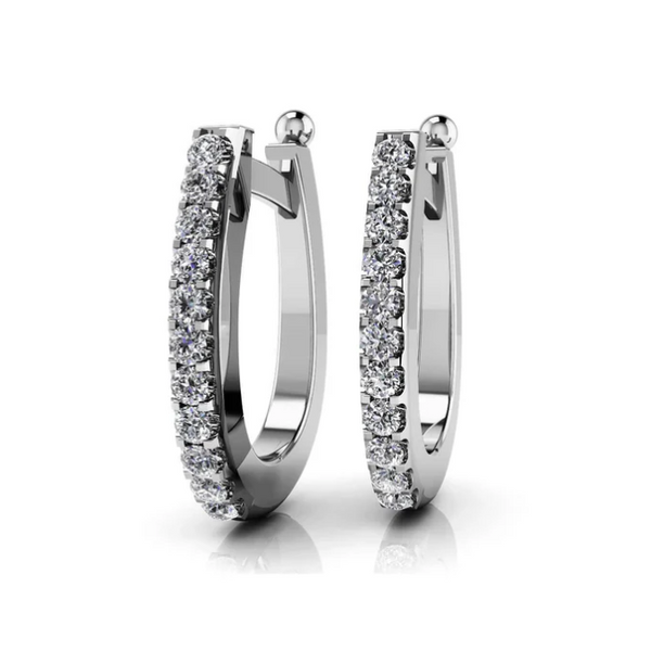 VIMCO DIAMOND CORP 14K White Gold Diamond Earrings Blue Water Jewelers Saint Augustine, FL