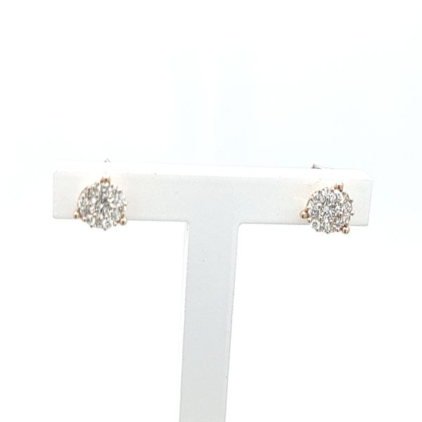 VIMCO DIAMOND CORP 14K Yellow Gold Diamond Earrings Blue Water Jewelers Saint Augustine, FL