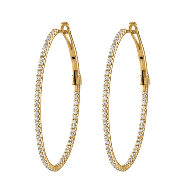 VIMCO DIAMOND CORP 14K Yellow Gold Diamond Earrings Blue Water Jewelers Saint Augustine, FL