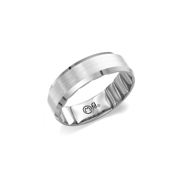 Crown Ring 14K White Gold Wedding Band Blue Water Jewelers Saint Augustine, FL