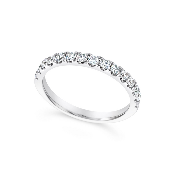 DIAMONDS FOREVER OF USA INC 14K White Gold Wedding Band Blue Water Jewelers Saint Augustine, FL