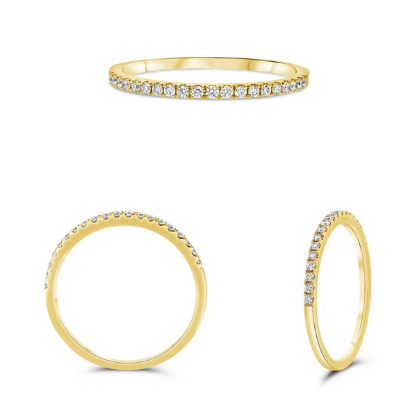 Roman and Jules 14K Yellow Gold Wedding Band Blue Water Jewelers Saint Augustine, FL