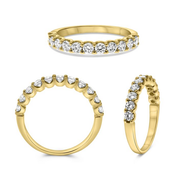 RAJ 14K Yellow Gold Wedding Band Blue Water Jewelers Saint Augustine, FL