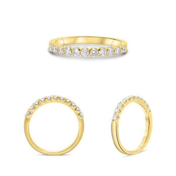 Roman and Jules 14K Yellow Gold Wedding Band Blue Water Jewelers Saint Augustine, FL