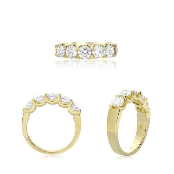 Roman and Jules 14K Yellow Gold Wedding Band Blue Water Jewelers Saint Augustine, FL