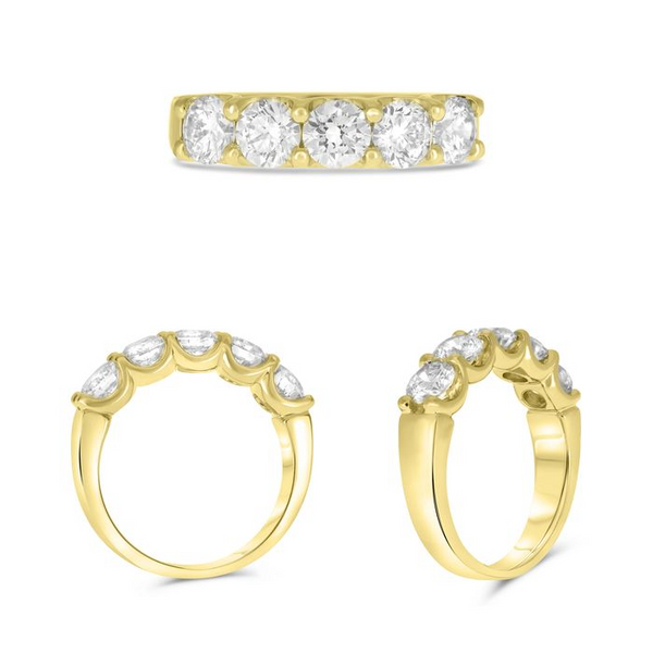 Roman and Jules 14K Yellow Gold Wedding Band Blue Water Jewelers Saint Augustine, FL