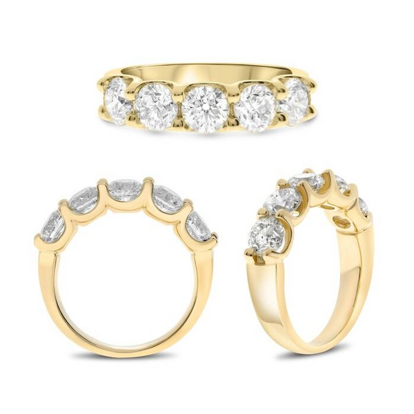 Roman and Jules 14K Yellow Gold Wedding Band Blue Water Jewelers Saint Augustine, FL