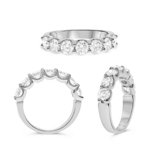 RAJ 14K White Gold Wedding Band Blue Water Jewelers Saint Augustine, FL