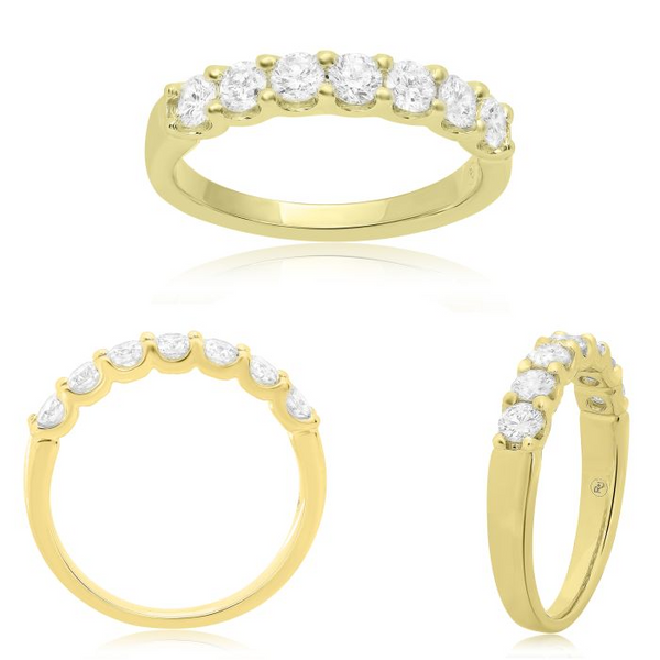 Roman and Jules 14K Yellow Gold Wedding Band Blue Water Jewelers Saint Augustine, FL