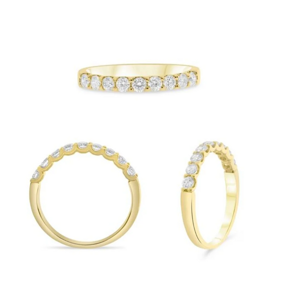 Roman and Jules 14K Yellow Gold Wedding Band Blue Water Jewelers Saint Augustine, FL