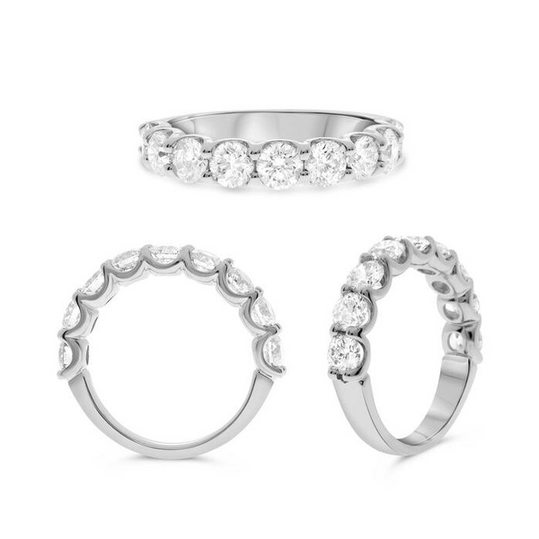 RAJ 14K White Gold Wedding Band Blue Water Jewelers Saint Augustine, FL