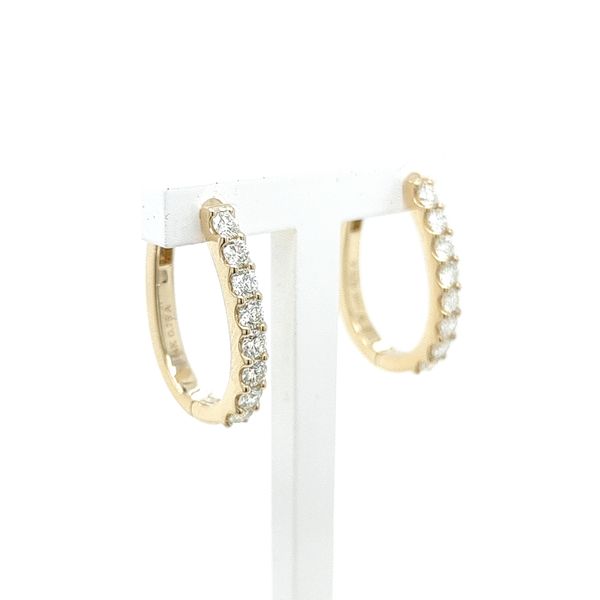 VIMCO DIAMOND CORP 14K Yellow Gold Diamond Earrings Blue Water Jewelers Saint Augustine, FL