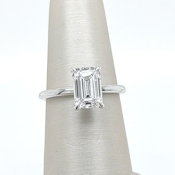 PG 14K White Gold Engagement Ring Blue Water Jewelers Saint Augustine, FL