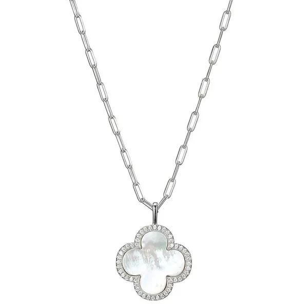 ELLE Sterling Silver Silver Pendant Blue Water Jewelers Saint Augustine, FL