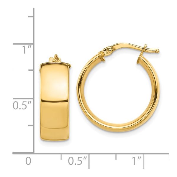 14K Yellow Gold Earrings Image 2 Blue Water Jewelers Saint Augustine, FL