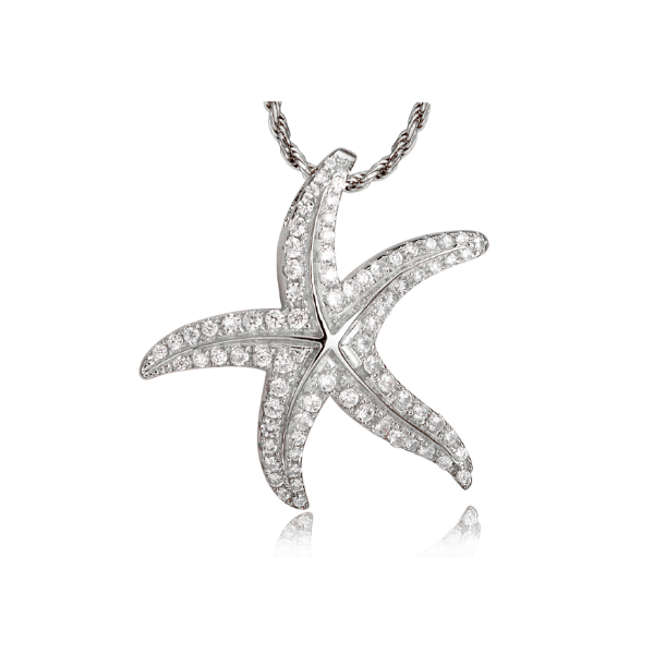 Ala Sterling Silver Silver Pendant Blue Water Jewelers Saint Augustine, FL