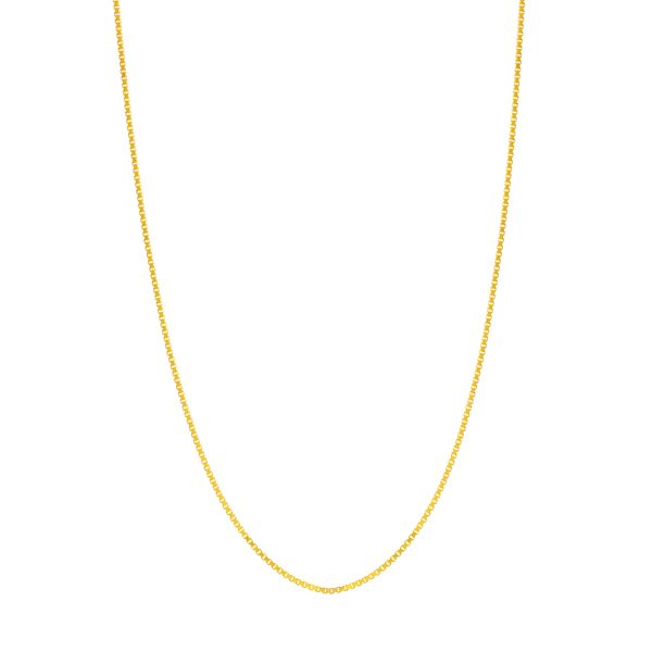 YELLOW GOLD BOX 16" CHAIN Image 2 Blue Water Jewelers St. Augustine, FL