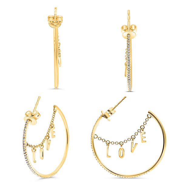 RAJ 14K Yellow Gold Earrings Blue Water Jewelers Saint Augustine, FL